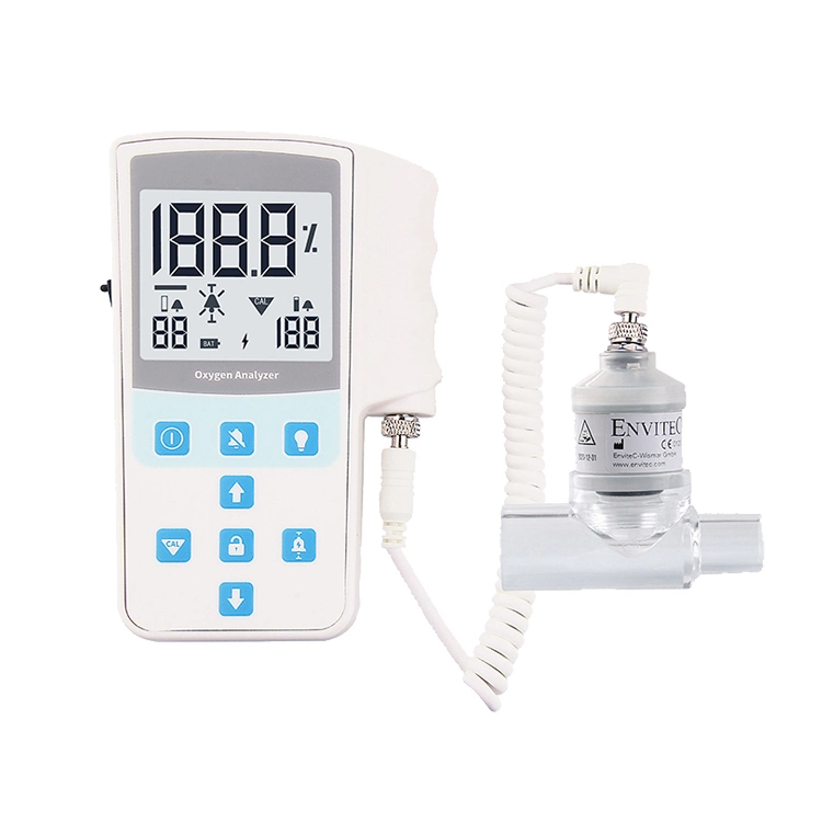 Good Quality Digital Medical Oxygen O2 Gas Analyzer Detector for ICU Emergency Ventilators