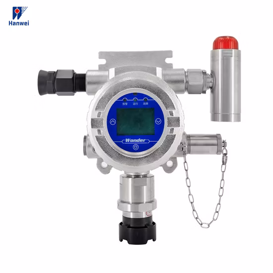 High Precision Ammonia Chlorine Gas Detector and Alarm Leaked Gas Detector with Display Bluetooth Communication