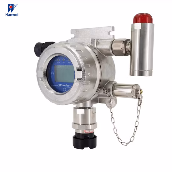 High Precision Ammonia Chlorine Gas Detector and Alarm Leaked Gas Detector with Display Bluetooth Communication