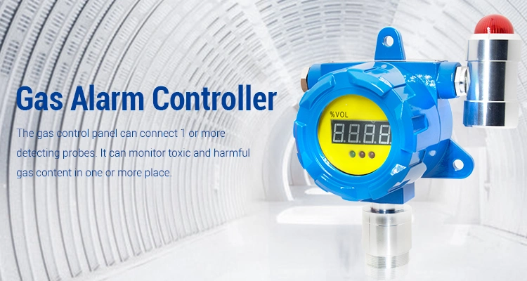 Multiple Function Fixed Online Gas Leak Detector with 4--20mA Output